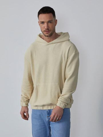 DAN FOX APPAREL - Sudadera 'Mirco' en beige: frente