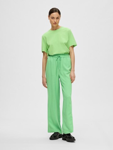 SELECTED FEMME - Loosefit Pantalón 'Viva-Gulia' en verde