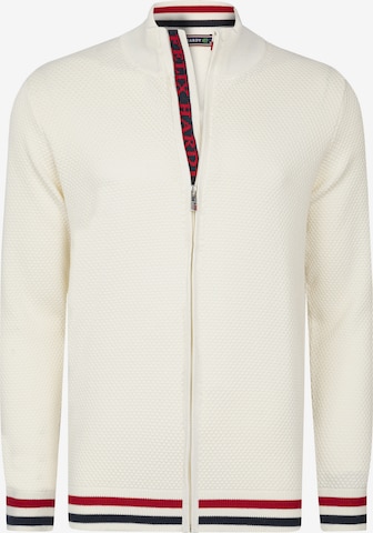 Vestes en maille Felix Hardy en blanc : devant