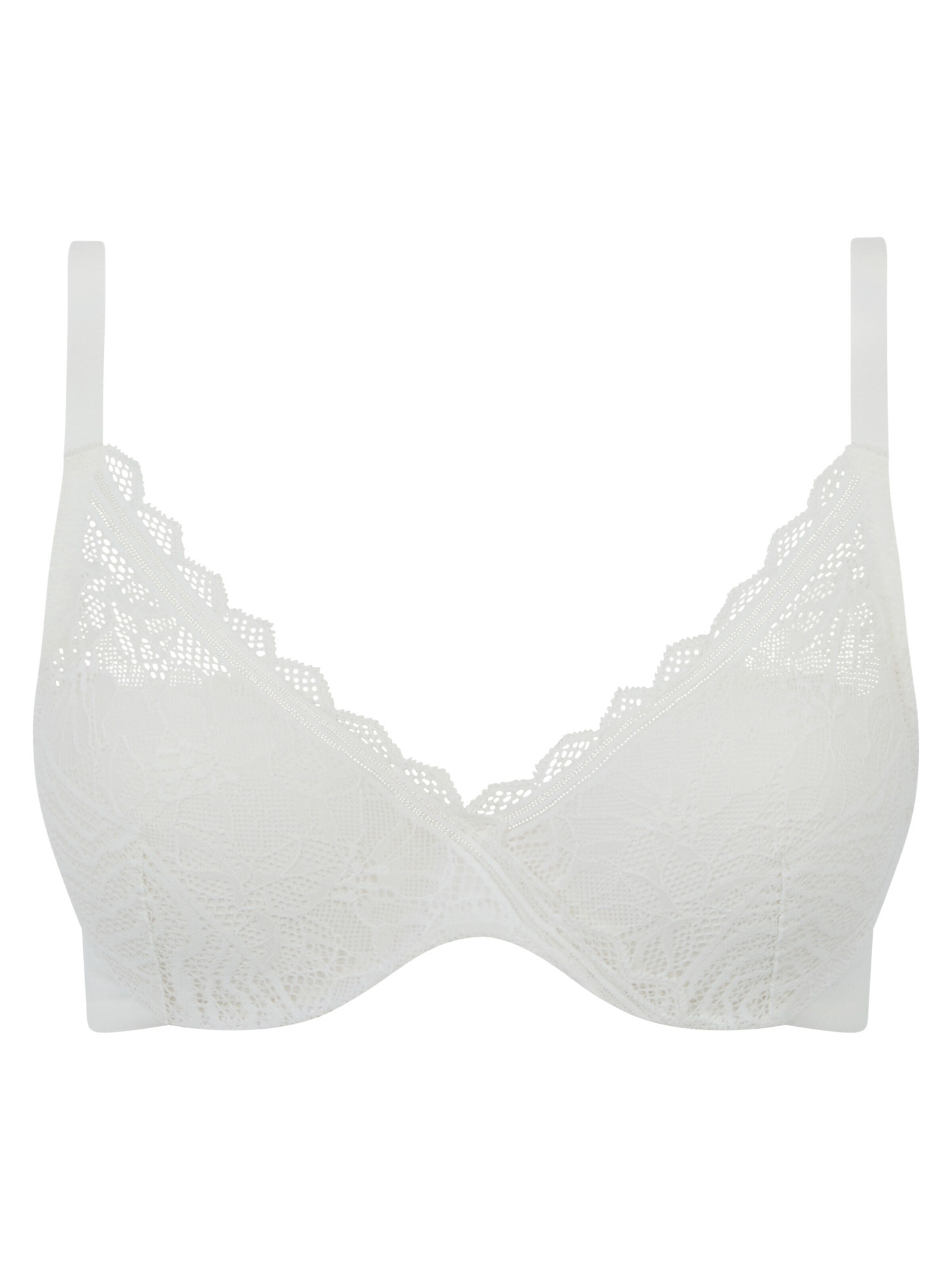 Chantelle Bra 'Easy Feel Floral Touch' in White: front