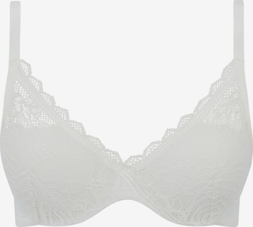 Chantelle Bra 'Easy Feel Floral Touch' in White: front