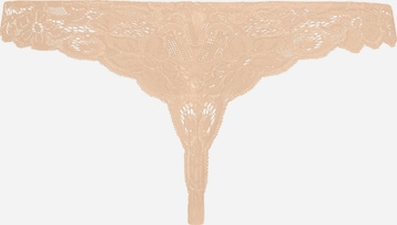 Hanro Thong 'French Lace' in Beige