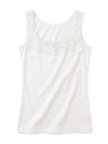 Top 'Tanktops & Camis' di ÖTS in bianco: frontale