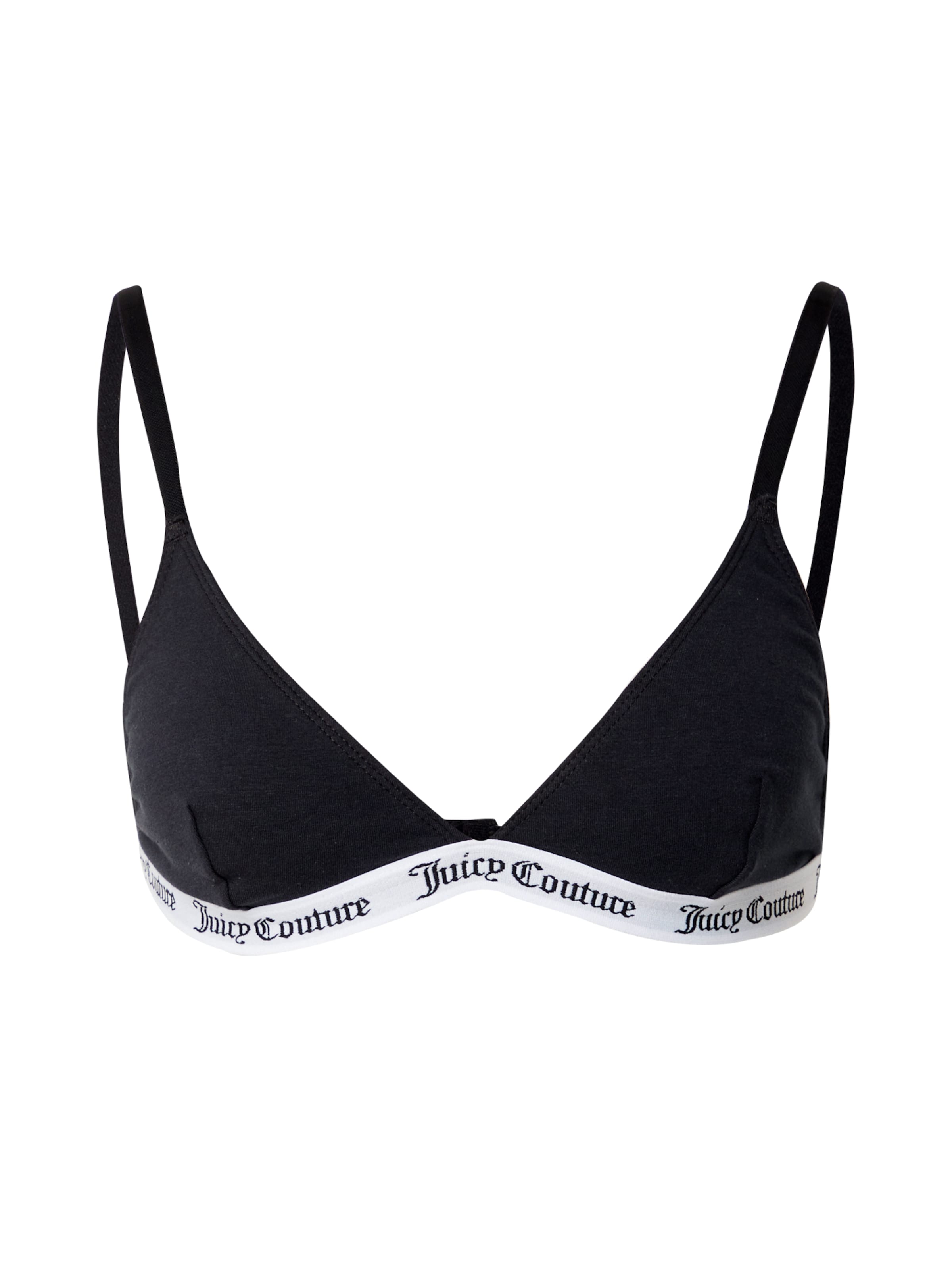 juoda Juicy Couture Trikampė Liemenėlė: priekis