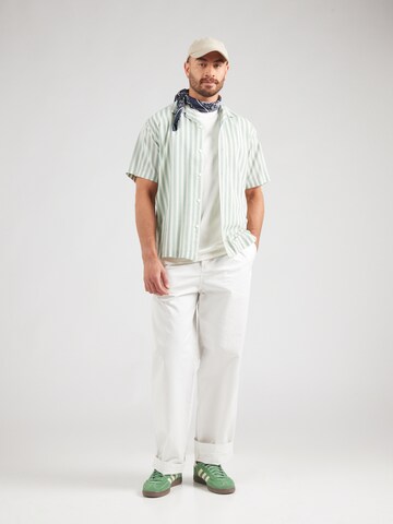 SELECTED HOMME Comfort Fit Πουκάμισο 'SLHRLXAIR' σε πράσινο