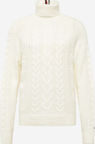 Pull-over TOMMY HILFIGER en beige : devant