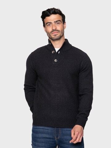 Threadbare Sweater 'Maxwell' in Blue: front