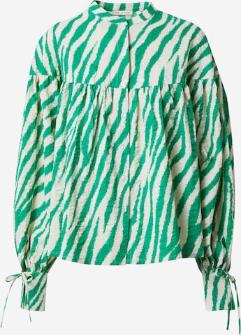 Stella Nova Blouse 'ALISON' in Groen: voorkant