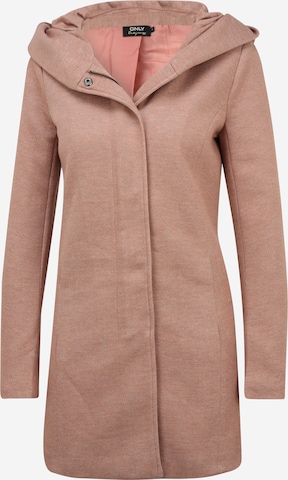 Only Petite Between-Seasons Coat 'Sedona' in Brown: front