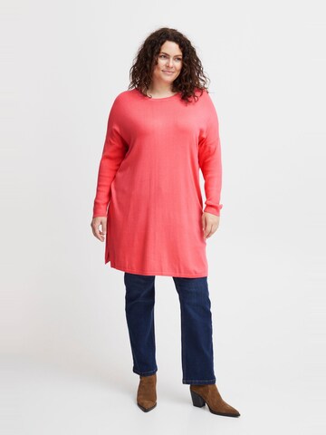 Abito in maglia ' Blume ' di Fransa Curve in arancione