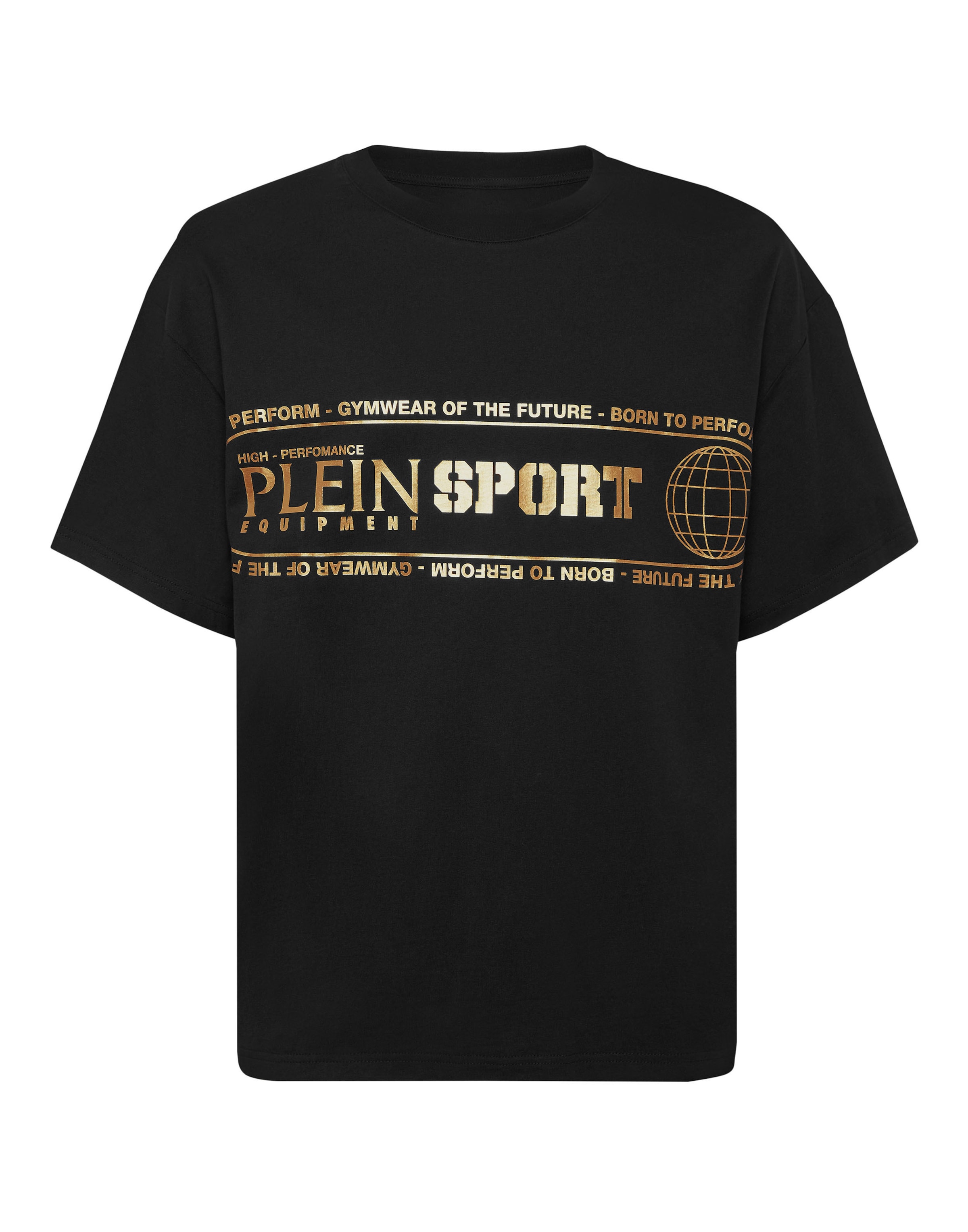 Plein Sport Camiseta en oro / negro, Vista del producto