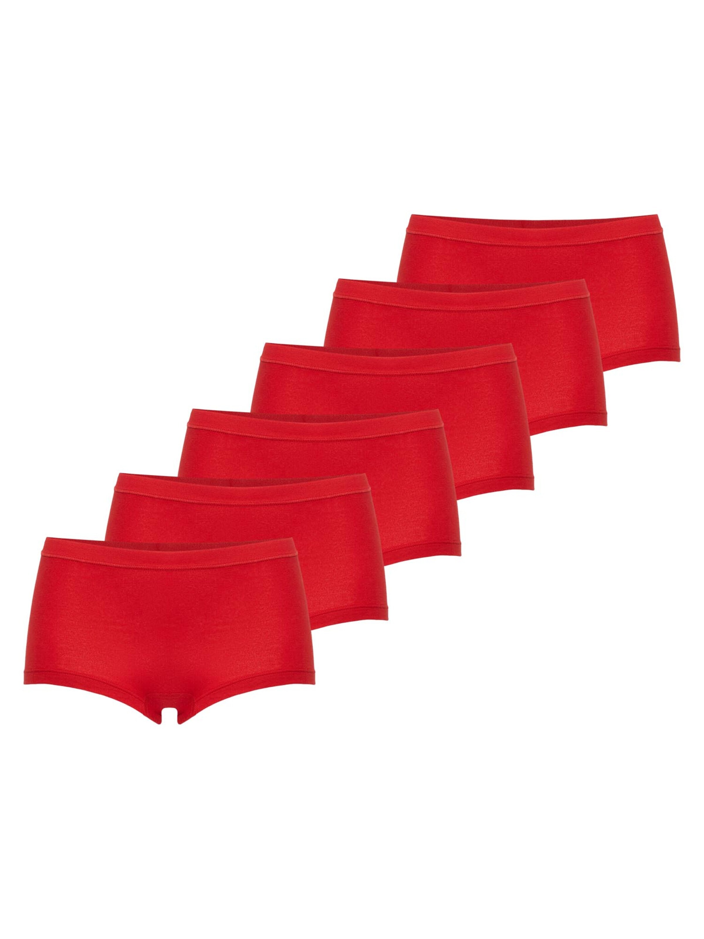 CON-TA Boyshorts 'Basic' in Red: front