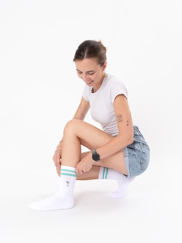 Occulto Athletic Socks 'Summer' in Blue