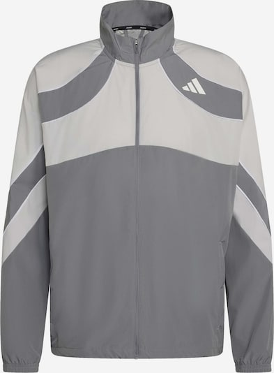 ADIDAS PERFORMANCE Urheilutakki 'ADIZERO' koossa S värissä harmaa / vaaleanharmaa, Tuotenäkymä