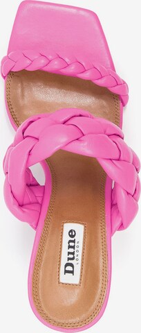 Dune LONDON Mules 'MESSAGE' in Pink