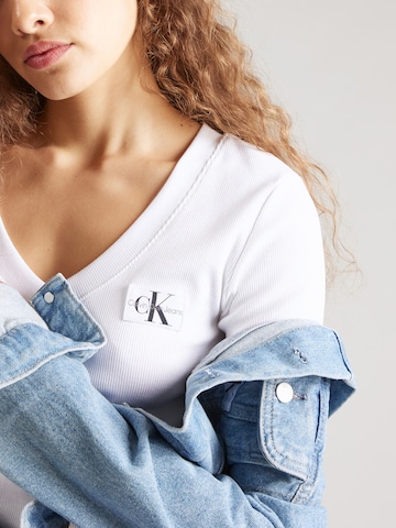 Calvin Klein Jeans Μπλουζάκι σε λευκό