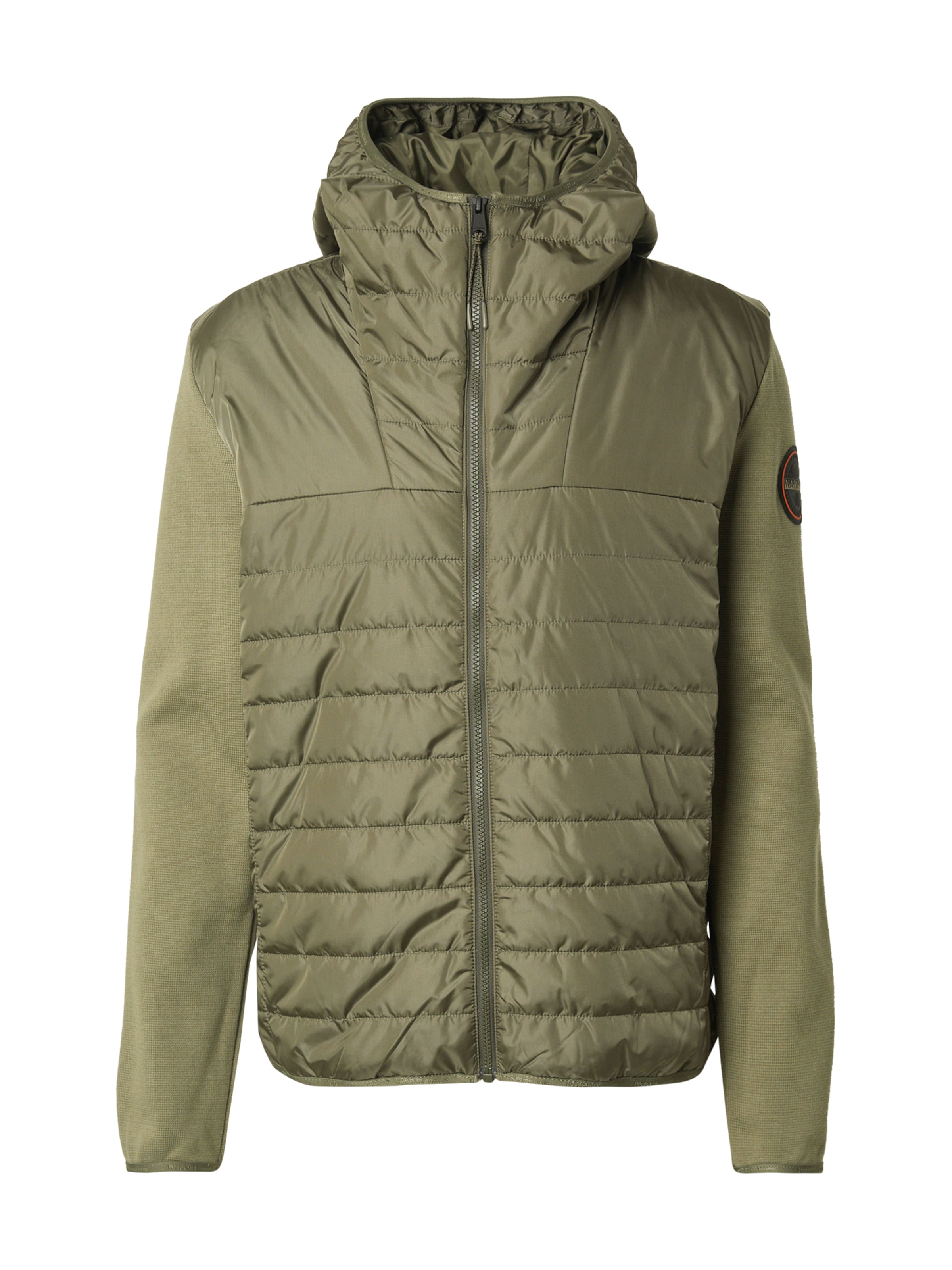 NAPAPIJRI Between-Season Jacket 'D-TOSA FZ' in Green: front