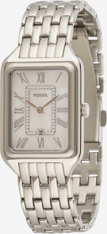 FOSSIL Analoog horloge 'RAQUEL' in Zilver: voorkant