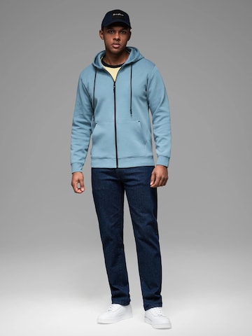 Ombre Sweat jacket 'OM-SSZP-0213' in Blue