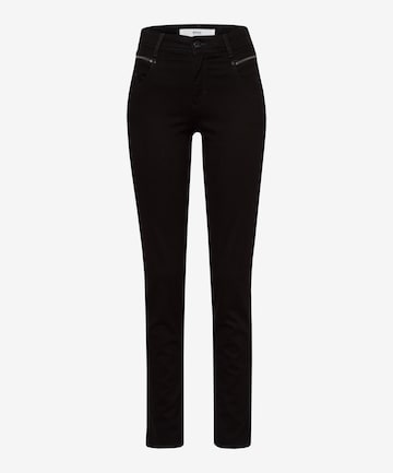 Coupe slim Pantalon 'SHAKIRA' BRAX en noir : devant