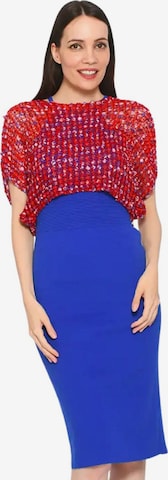 Süel knitwear - Top de punto 'Summer 3D' en rojo: frente