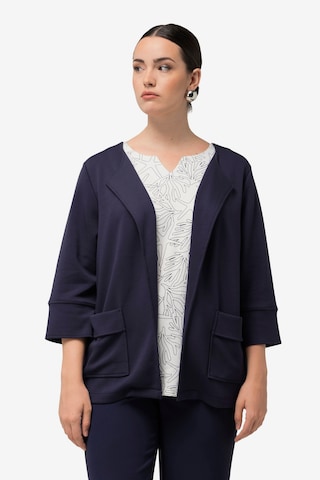 Ulla Popken Blazers in Blauw: voorkant