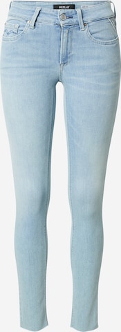 REPLAY Skinny Jeans 'NEW LUZ' i blå: forside
