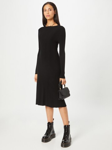 HUGO Knit dress 'Silbyz' in Black