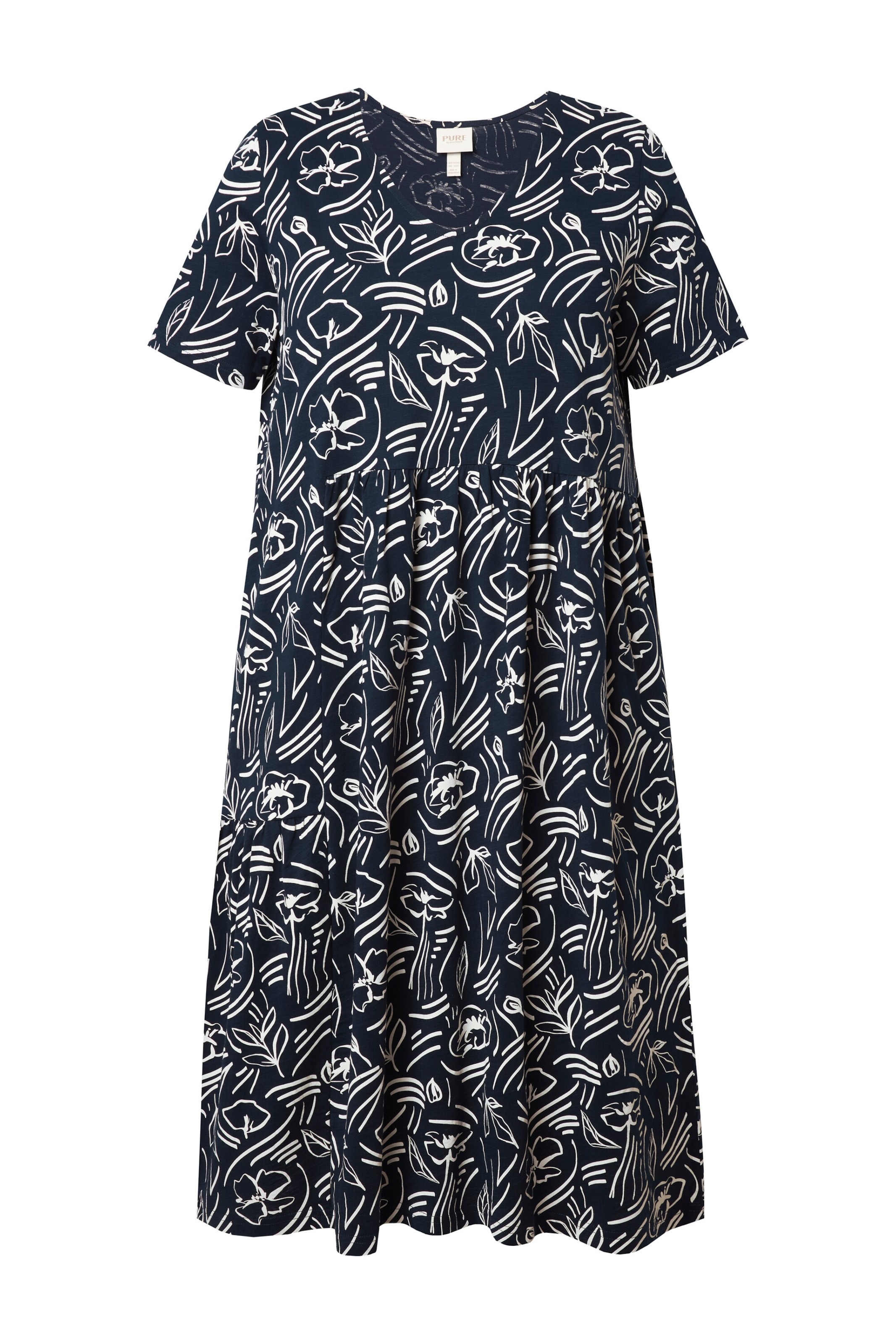 Ulla Popken Платье в Синий: спереди