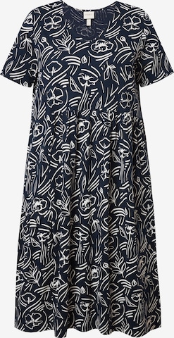 mėlyna Ulla Popken Suknelė: priekis