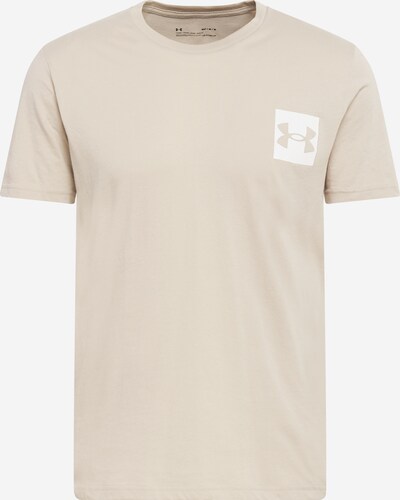Tricou funcțional UNDER ARMOUR pe gri-maro / alb, Vizualizare produs