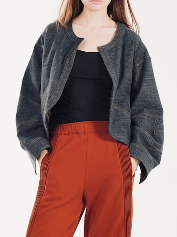 yoligex Janker 'Women's Fashion Loose Cardigan Jacket - Blue'‌‌‌‌‌‌‌‌ in Blau