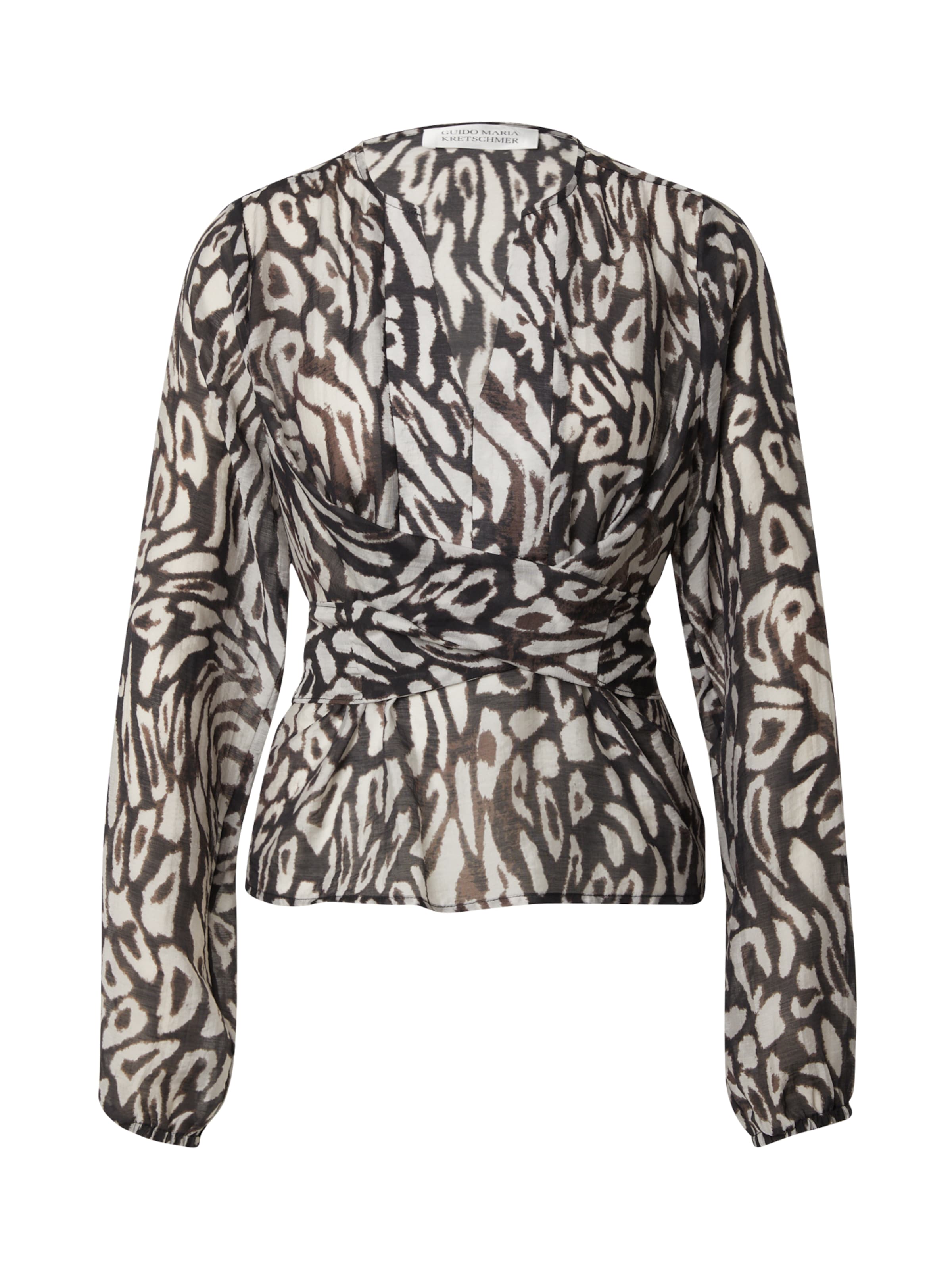 Guido Maria Kretschmer Women Блузка 'Christiana' в Черный: спереди