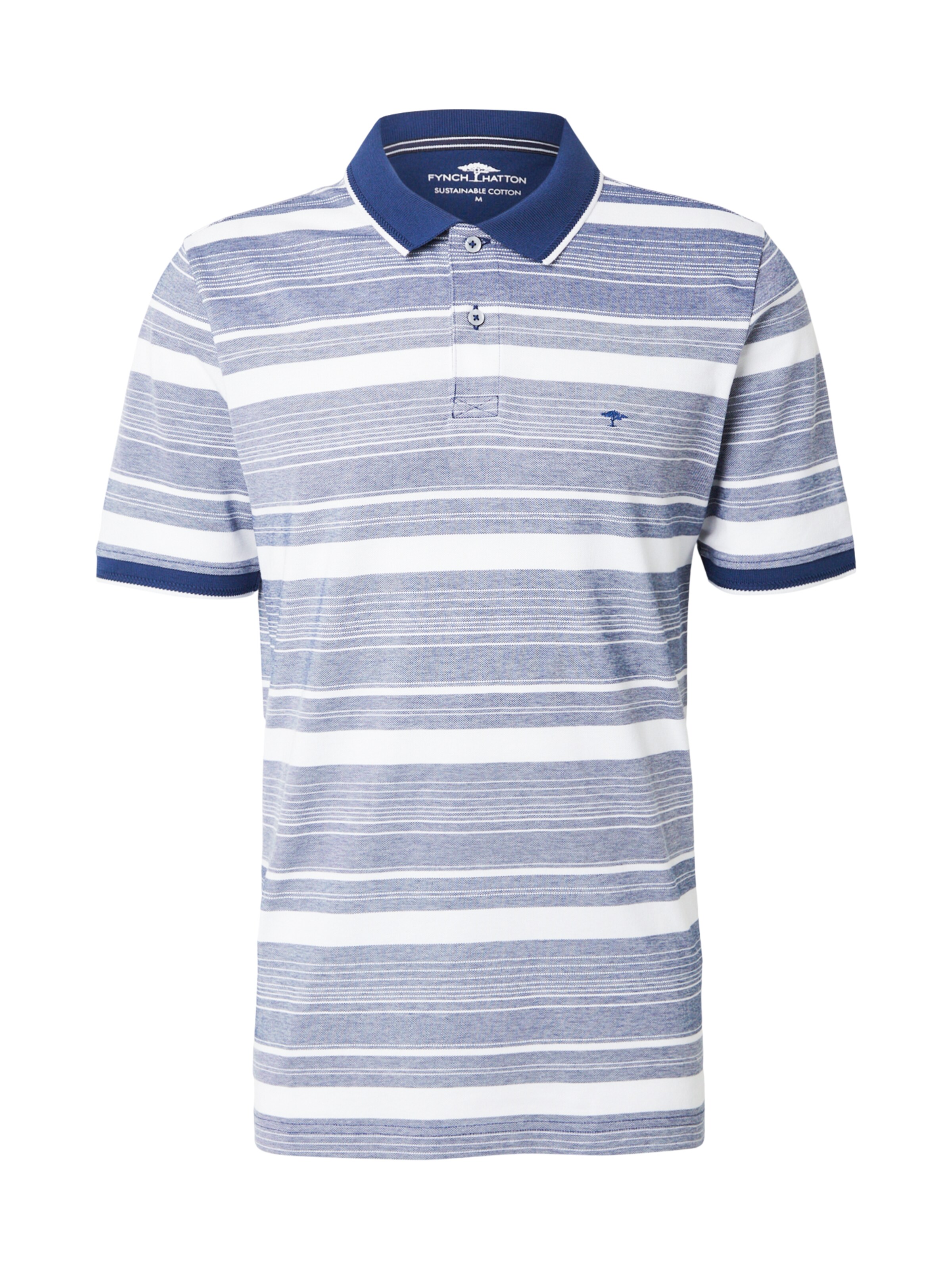 FYNCH-HATTON Poloshirt in Blau: Vorderseite