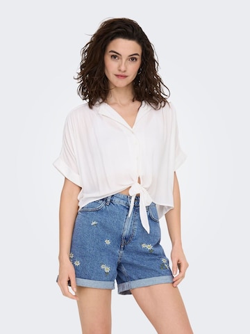 ONLY - Blusa 'Paula' en blanco: frente