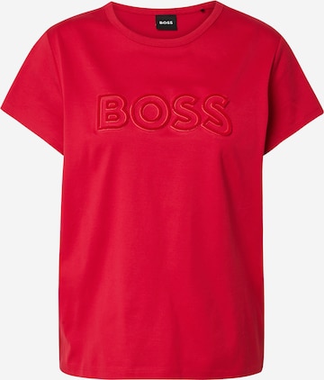 T-shirt 'Eventsa' BOSS Black en rouge : devant