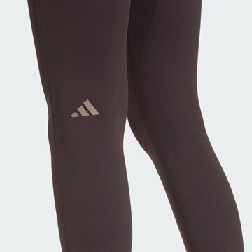 Skinny Pantaloni sportivi 'Studio All Me' di ADIDAS PERFORMANCE in marrone