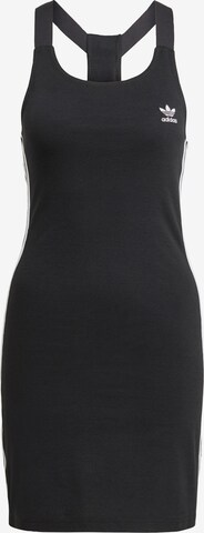 Rochie de la ADIDAS ORIGINALS pe negru: față