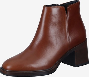 PIAZZA Ankle Boots 'Stiefeletten' in Brown: front