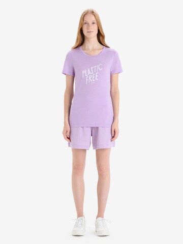 ICEBREAKER Funkční tričko 'Tech Lite II' – fialová