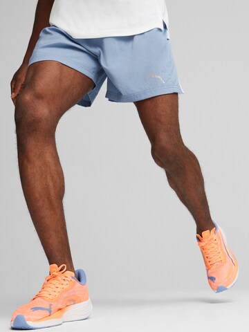 regular Pantaloni sportivi 'RUN FAVORITE VELOCITY 5' di PUMA in blu: frontale