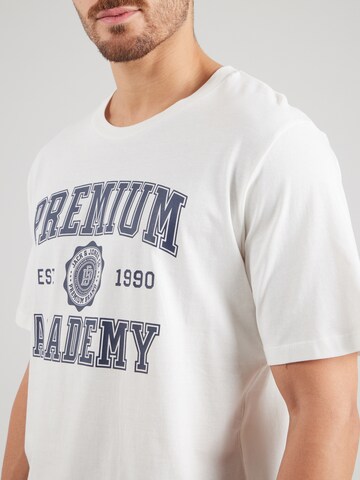 T-Shirt 'JPRBLUJADON' Jack & Jones Premium en beige