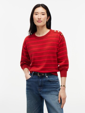 TOMMY HILFIGER Pulover | rdeča barva: sprednja stran