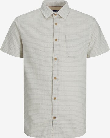 Coupe regular Chemise 'Abel' JACK & JONES en vert : devant