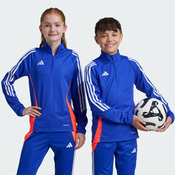 ADIDAS PERFORMANCE Sports sweatshirt 'Tiro 24' in Blue: front