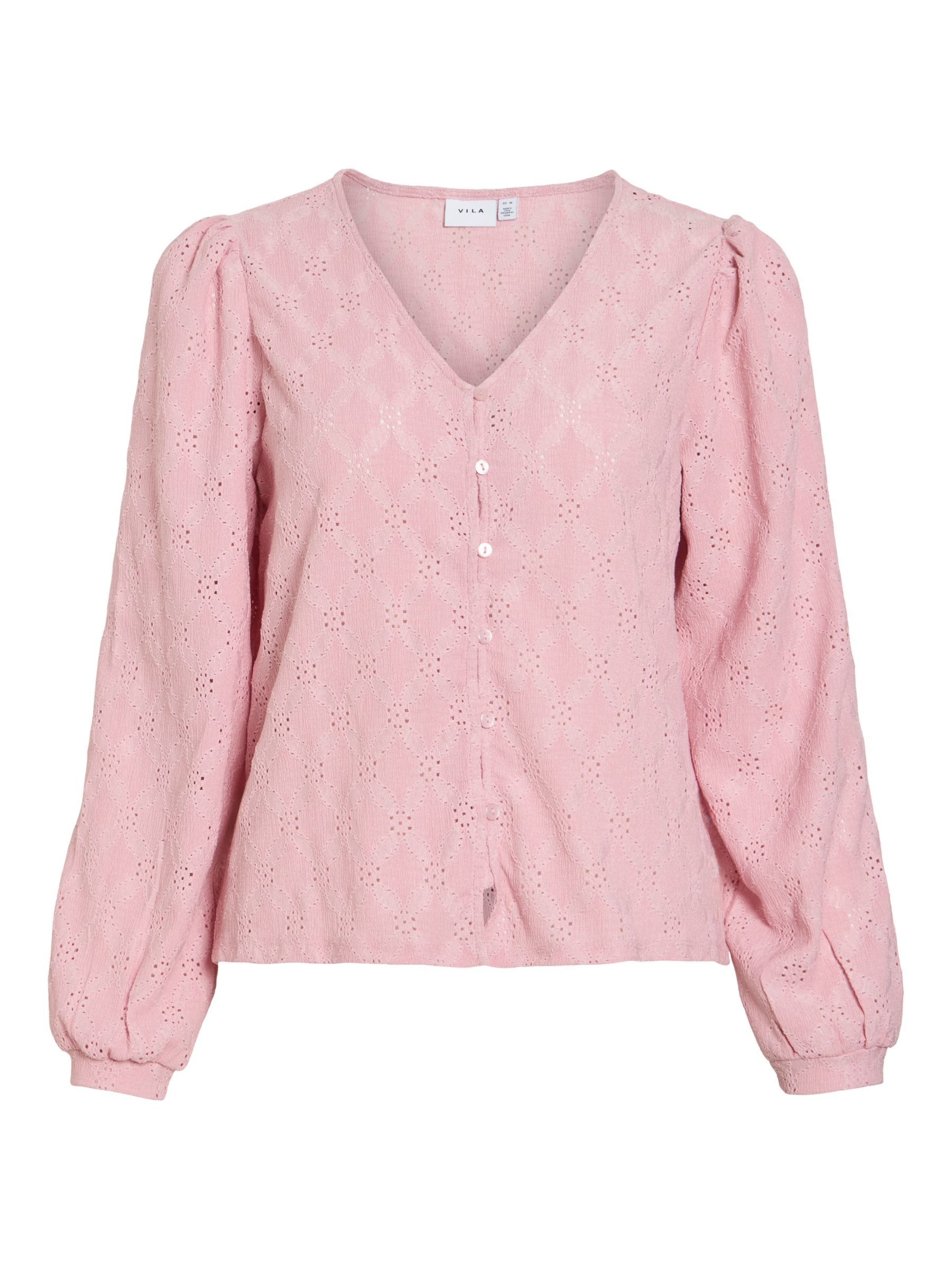 VILA Bluse in Pink: Vorderseite