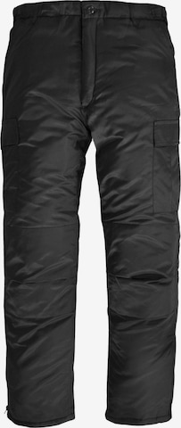 Regular Pantalon de sport normani en noir : devant
