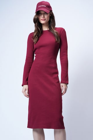 Trend Alaçatı Stili Jurk in Rood: voorkant