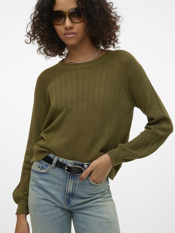 VERO MODA Pullover 'NEWLEXSUN' i grøn