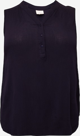 ONLY Carmakoma Blouse 'JETTE' in Blue: front
